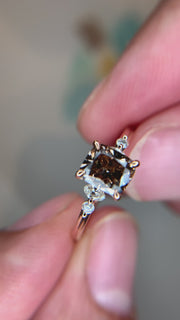 Video Rowena Champagne Diamond Engagement Ring