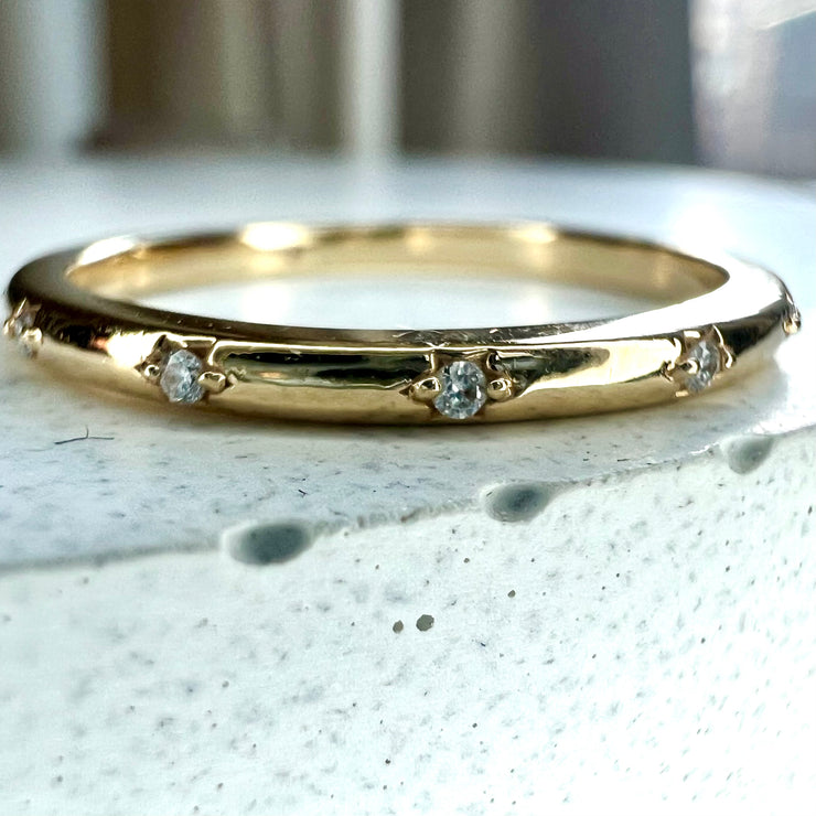 Cecilia Gold Diamond Ring