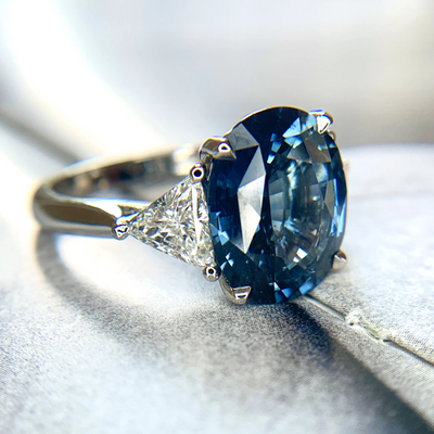 NEW | Stately Sapphire & Platinum Jewels, Ready to Ship Now