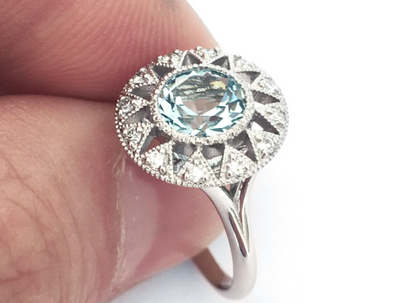 Aquamarine Engagement Ring Ideas