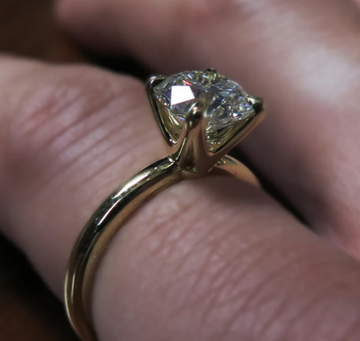 Say Hello to the Perfect Diamond Solitaire Engagement Ring