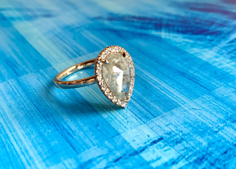 Grey Sapphire Anais Ring – Studio Papillon