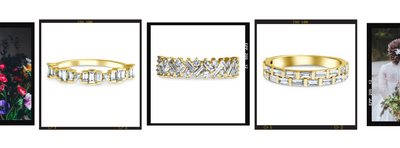 Dana Walden Engagement Bands
