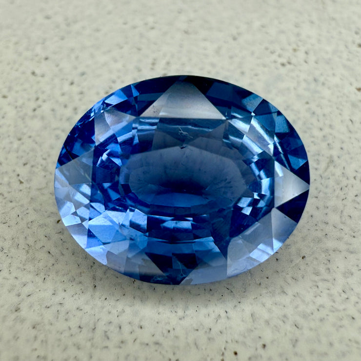Unique One of A kind natural sapphire for use in a custom engagement ring