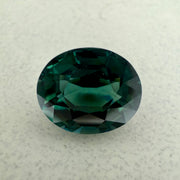 4.16 Carat Oval Teal Natural Sapphire View 2