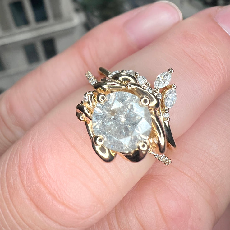 Celesta Curved Wedding Ring