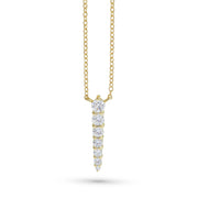 Clara Graduated Lab Grown Diamond Necklace Pendant