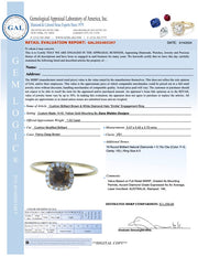 Emilia Cushion Cut Champagne Diamond Engagement Ring Appraisal