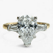 Petal 1.91ct Pear-Shaped Lab-Grown Diamond Engagement Ring