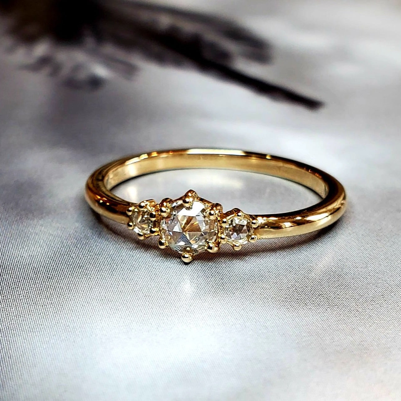 18k White Gold - 3-Row Diamond Eternity Ring - 3.5 ctw - Cagau
