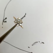 Video Gemma 2ct Diamond Solitaire with Secret Diamonds (Hidden Halo) in yellow gold