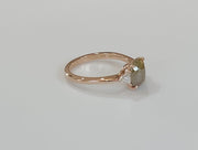 Video Savannah 1.21ct Rustic Rose Cut Yellow Diamond Engagement Ring