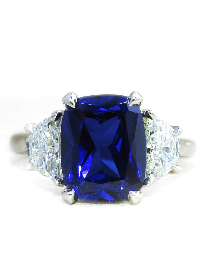 Blue Sapphire Diamond Ring | HABIB Jewels