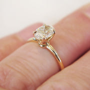 Oval diamond solitaire, SEREN, by Dana Walden Bridal.