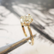 Oval diamond solitaire, SEREN, by Dana Walden Bridal.