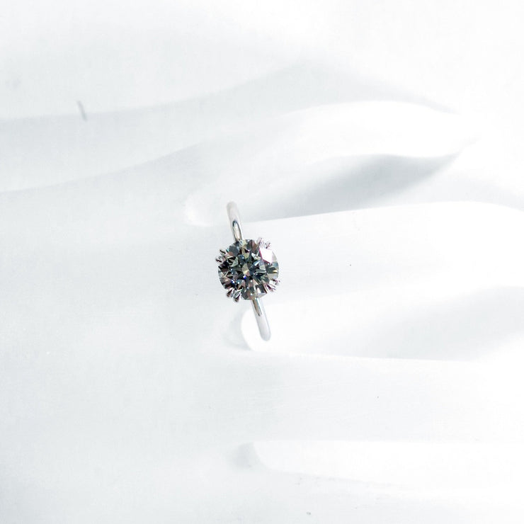 Lab diamond engagement ring by Dana Walden Bridal.