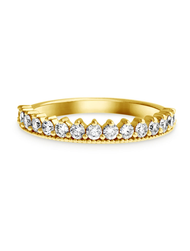 Billie Diamond Tiara Wedding Band