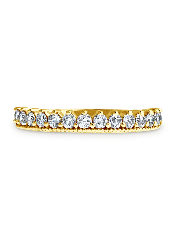 Billie Diamond Tiara Wedding Band