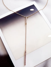 Diamond Lariat Necklace