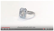 Video of DANA WALDEN's Elena diamond engagement ring.