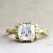 Unique gold engagement ring by Dana Walden Bridal.