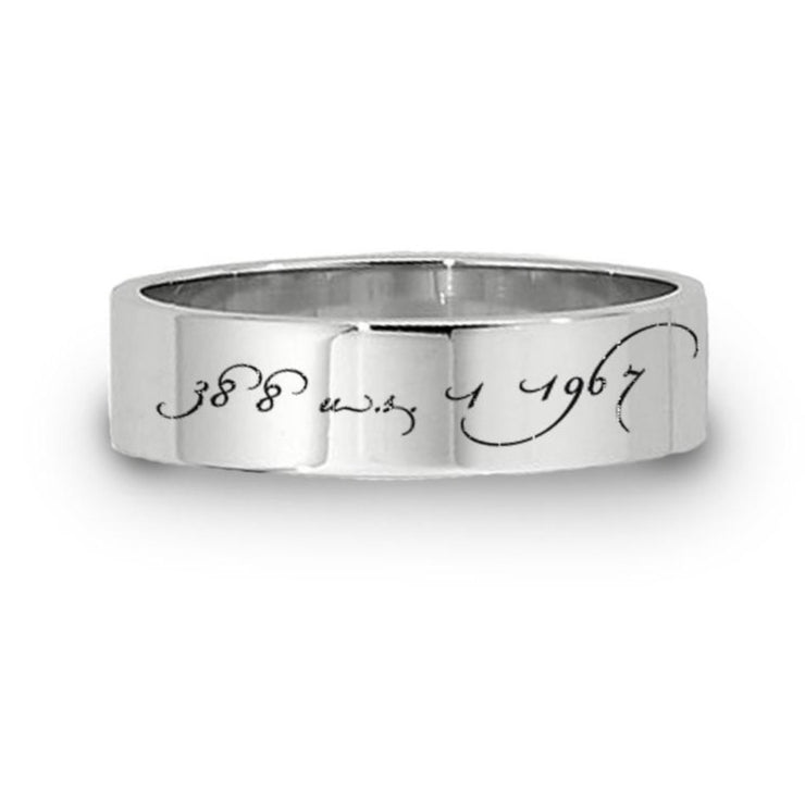 Loving Day Wedding Ring Platinum - Interracial Marriage