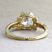 Back view of the Lulu diamond engagement ring by Dana Walden.