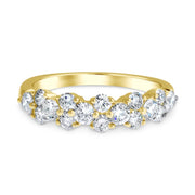 Michael Yellow Gold Diamond Engagement Wedding Band - Eco Friendly - Conflict Free Diamonds - NYC - Dana Walden Bridal Jewelry