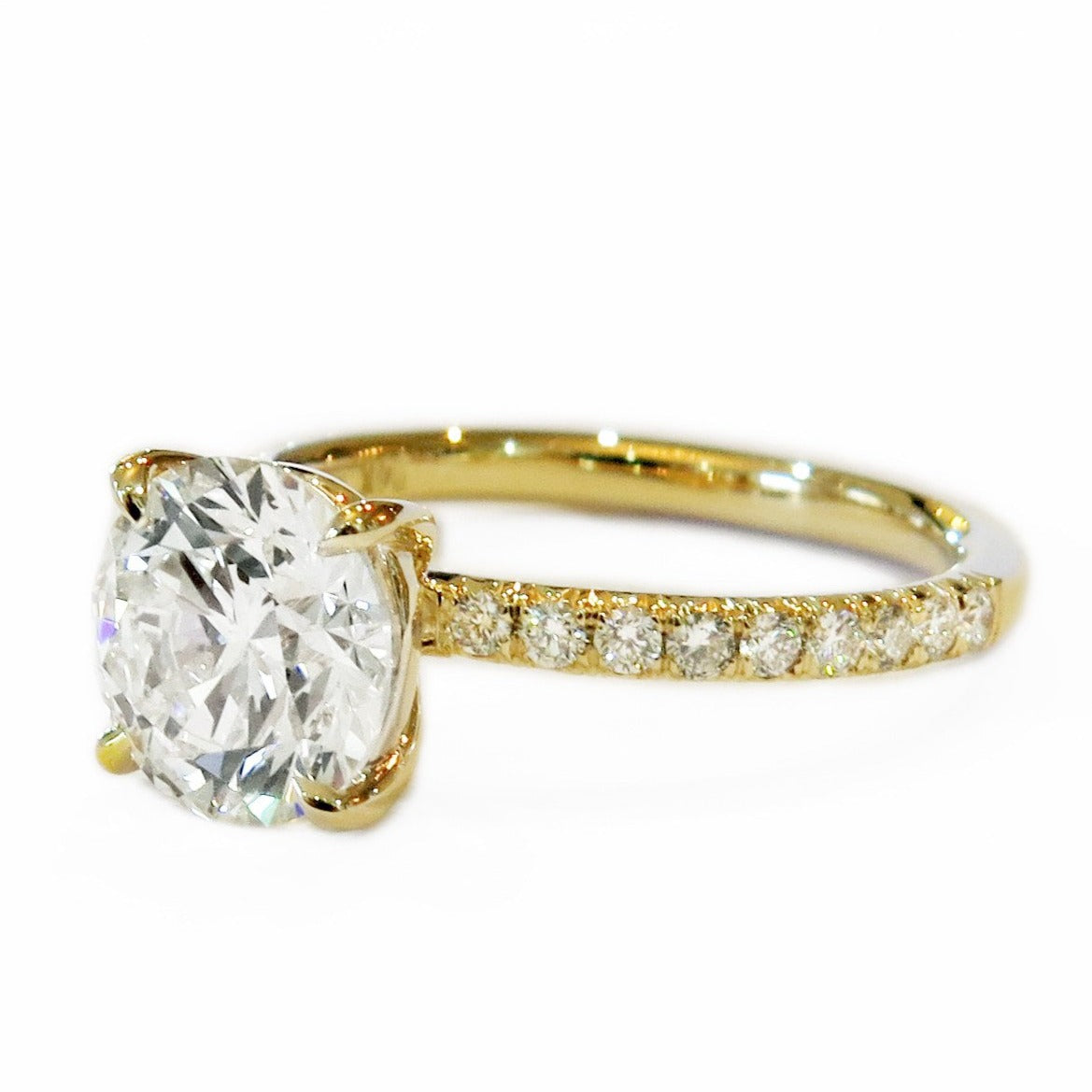 Diamonds Rings Morgana 1.50ct Diamond Engagement Ring with Micro-Pavé