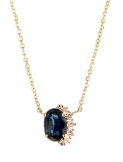 Pavia Sapphire & Diamond Necklace