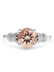 Shiloh 1.3ct Morganite Nature Inspired Engagement Ring