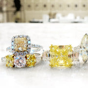 A selection of yellow diamonds jewels by Dana Walden Bridal NYC