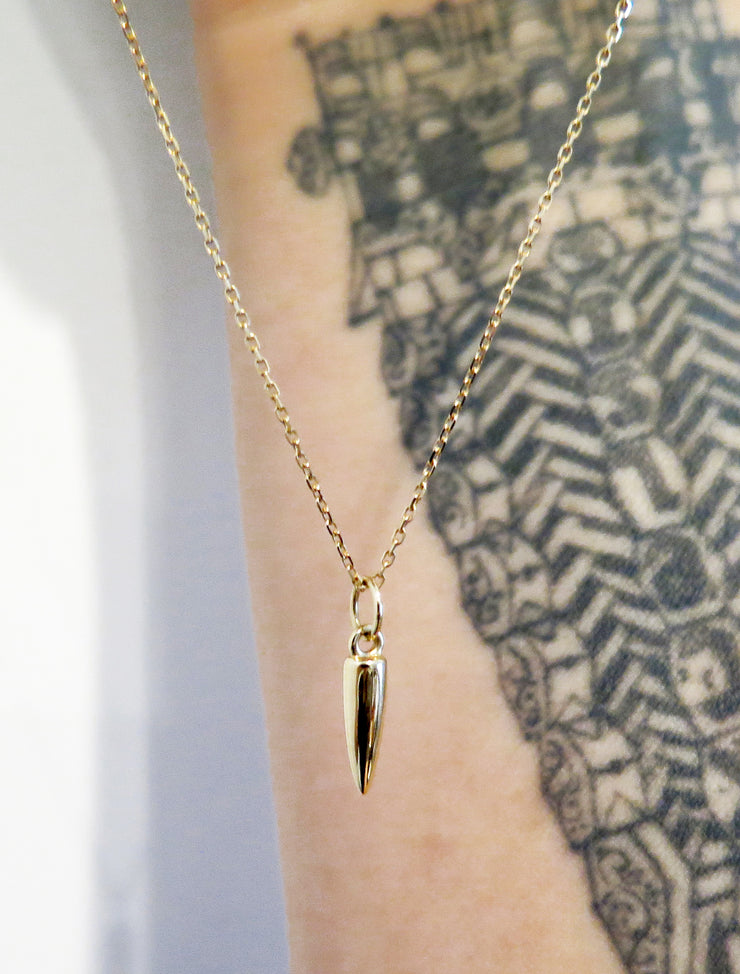 Gold Abstract Geometric Necklace