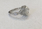Video of a conflict-free oval diamond engagement ring known as Maiya. Made in NYC by Dana Walden.