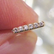 Single stud earring- diamond bar style by DANA WALDEN.