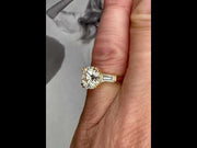 Leandra 2.09 Carat Lab Grown 3 Stone Diamond Engagement Ring - Video