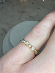 Lexington Bezel Diamond Gold Ring
