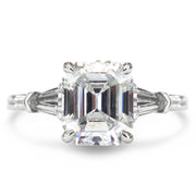 Calais 2ct Asscher Cut Diamond Engagement Ring Media 1 of 5