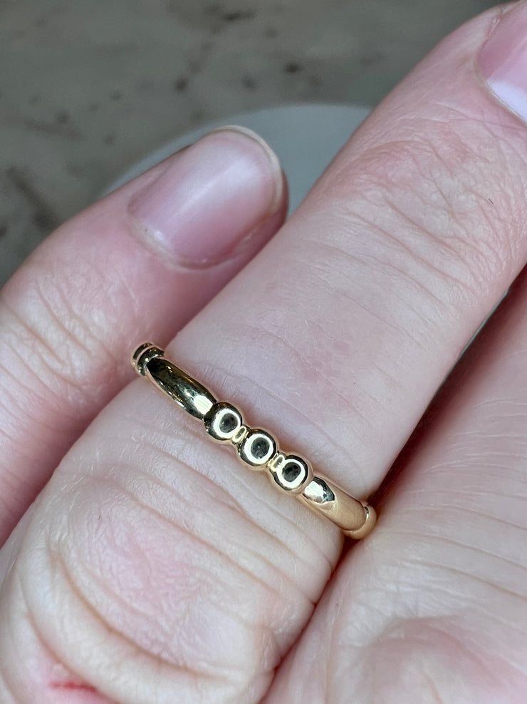 Yvonne Unique Gold Ring