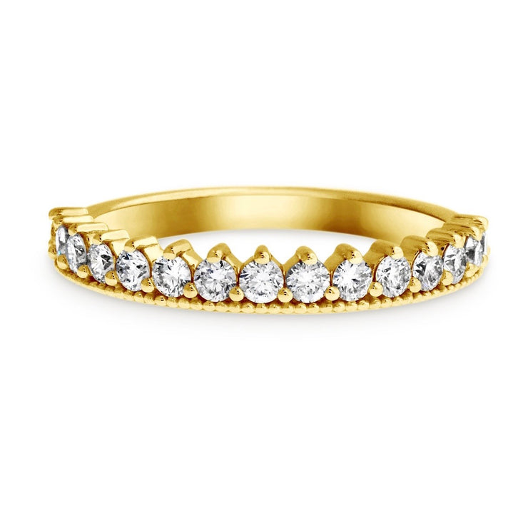 Billie Diamond Tiara Wedding Band