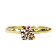 Petite-Astrid 0.50ct Champagne Diamond Solitaire