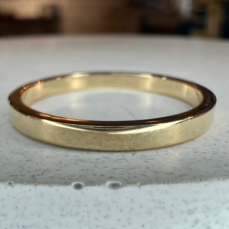 Jan Square Yellow Gold Ring