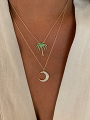 Havana Palm Tree Necklace