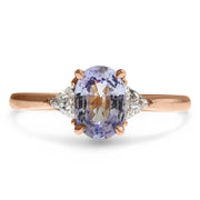 Rory 1.06ct Periwinkle Sapphire Engagement Ring