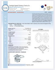 Appraisal - Certification - Astrid 3.45 Carat Oval Lab Grown Diamond Unique Solitaire Engagement Ring