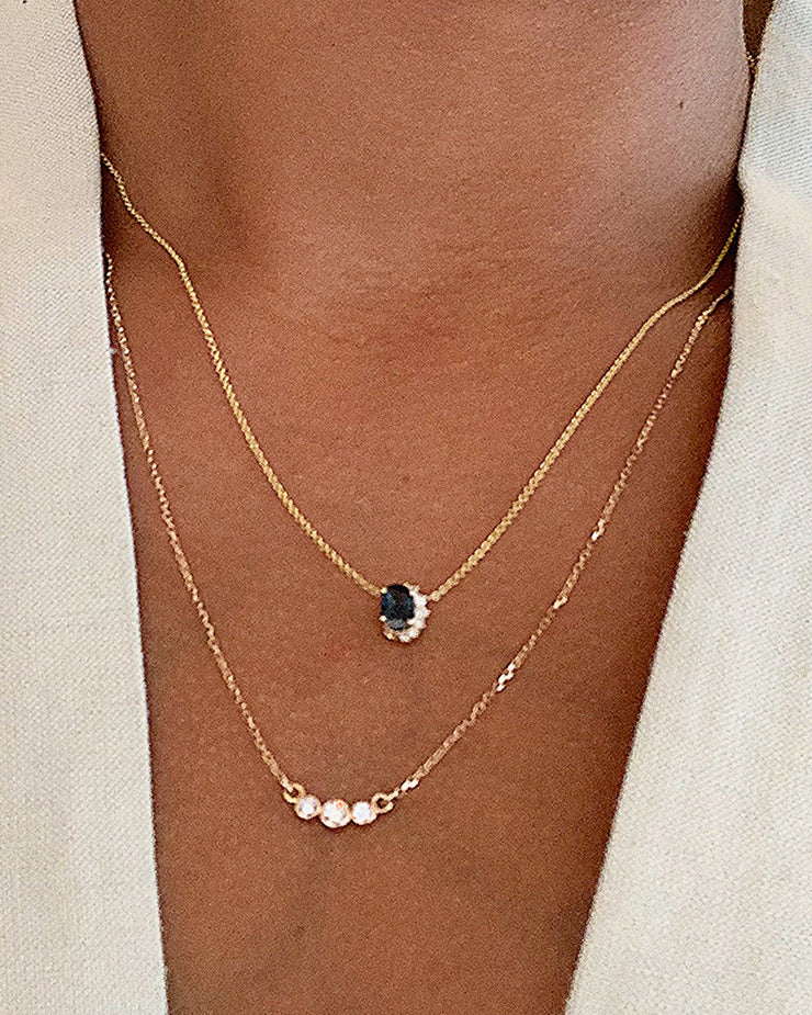 Pavia Sapphire & Diamond Necklace