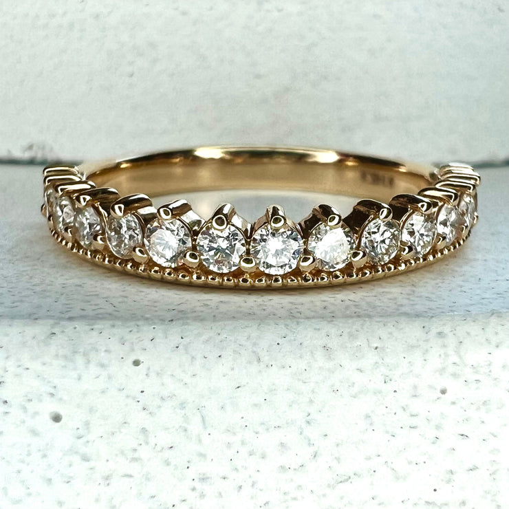 Fllippa Yellow Gold Diamond Ring