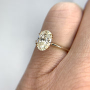 Jessa engagement ring on hand- DANA WALDEN BRIDAL