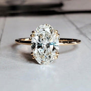 2 carat oval diamond solitaire engagement ring- JESSA by DANA WALDEN BRIDAL.