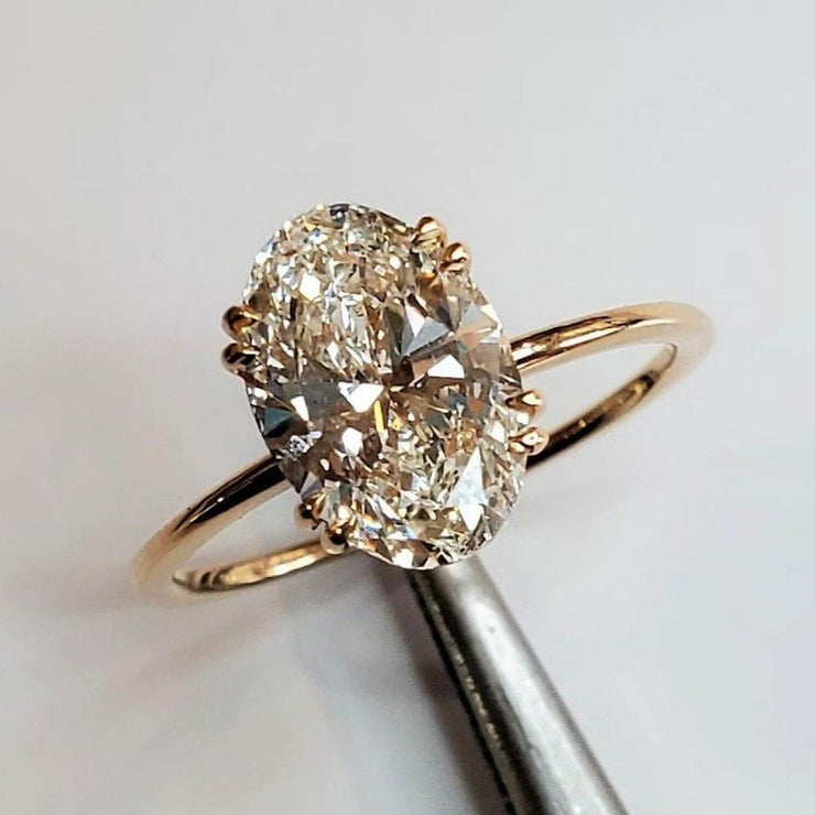 Jessa 2 carat lab diamond engagement ring by DANA WALDEN